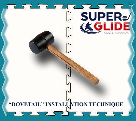 Super-Glide Synthetic Ice tile