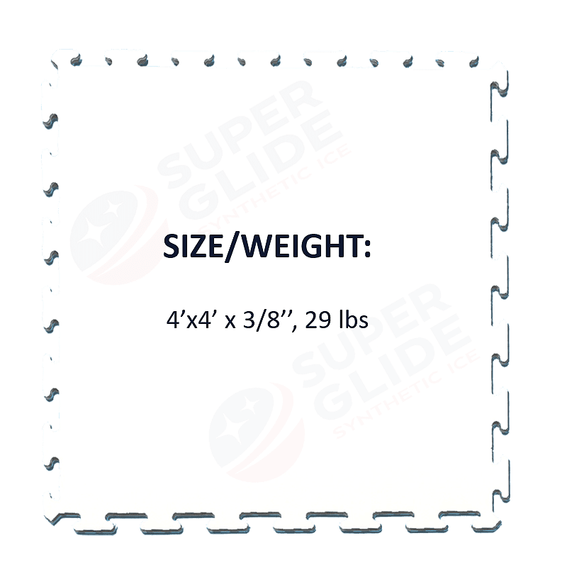 Super-Glide synthetic ice panel, synthetic ice tile