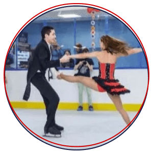 ice show on synthetic ice