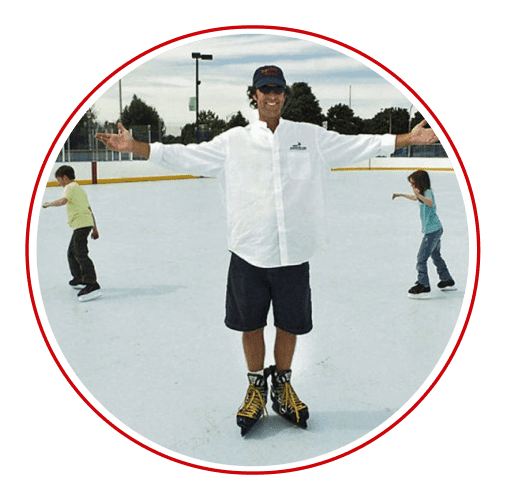 Perry Boskus, founder of Global Synthetic Ice