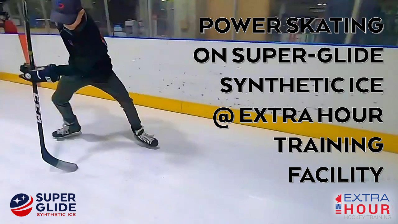 Power Skating on Super-Glide Synthetic Ice