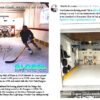 Martin St. Louis enjoing his home Super-Glide synthetic ice rink