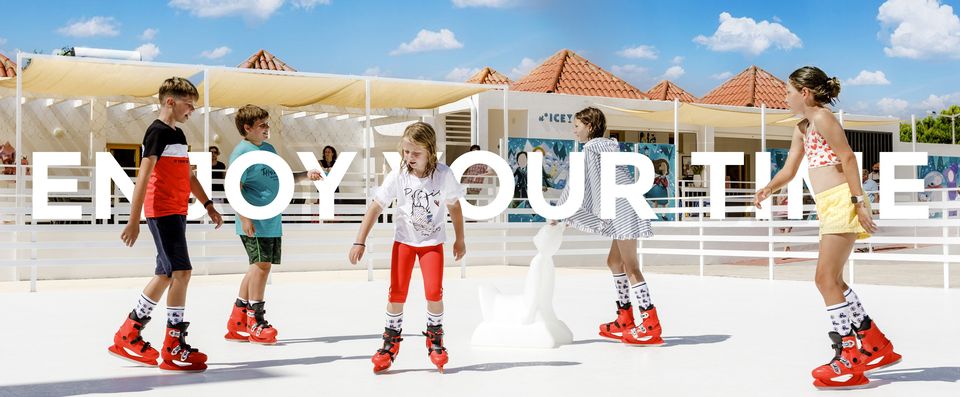 Year-round outdoor synthetic ice - Global synthetic ice