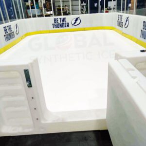Super-Glide synthetic ice rink at Global Synthetic Ice sales office
