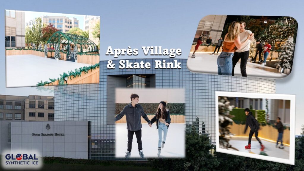 Global synthetic ice rink at Four Seasons Hotel Silicon Valley at East Palo Alto