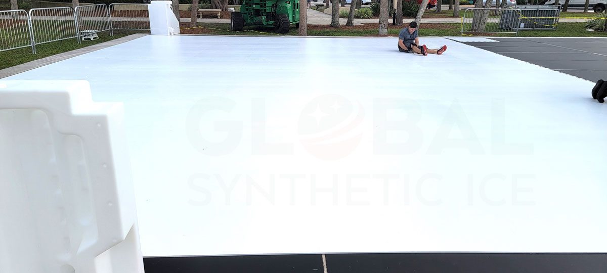 Synthetic ice rink installation, Dovetail vs. Spline interlocking connections